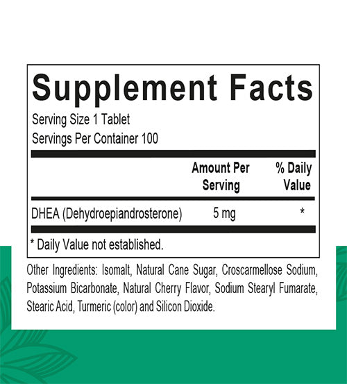 DHEA 5mg - 100 Servings