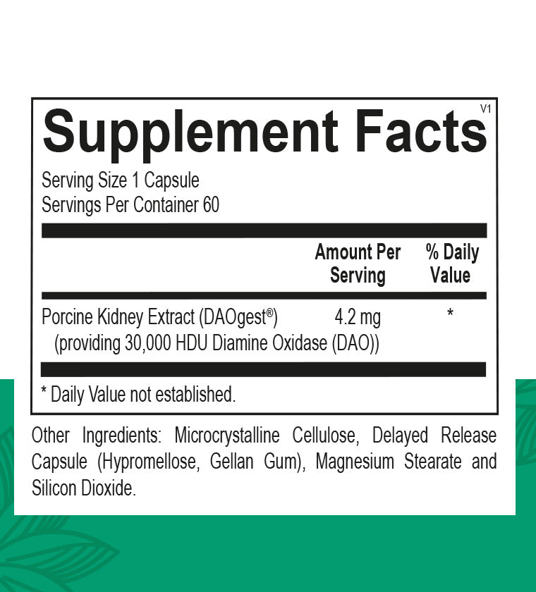 DAO Enzyme - 60 Servings