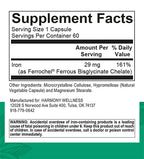 Iron Bisglycinate - 60 Servings