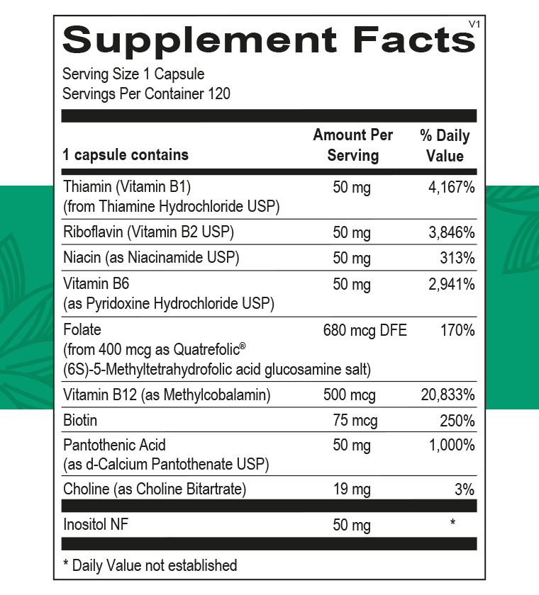Methylated B Complex - 120 Servings